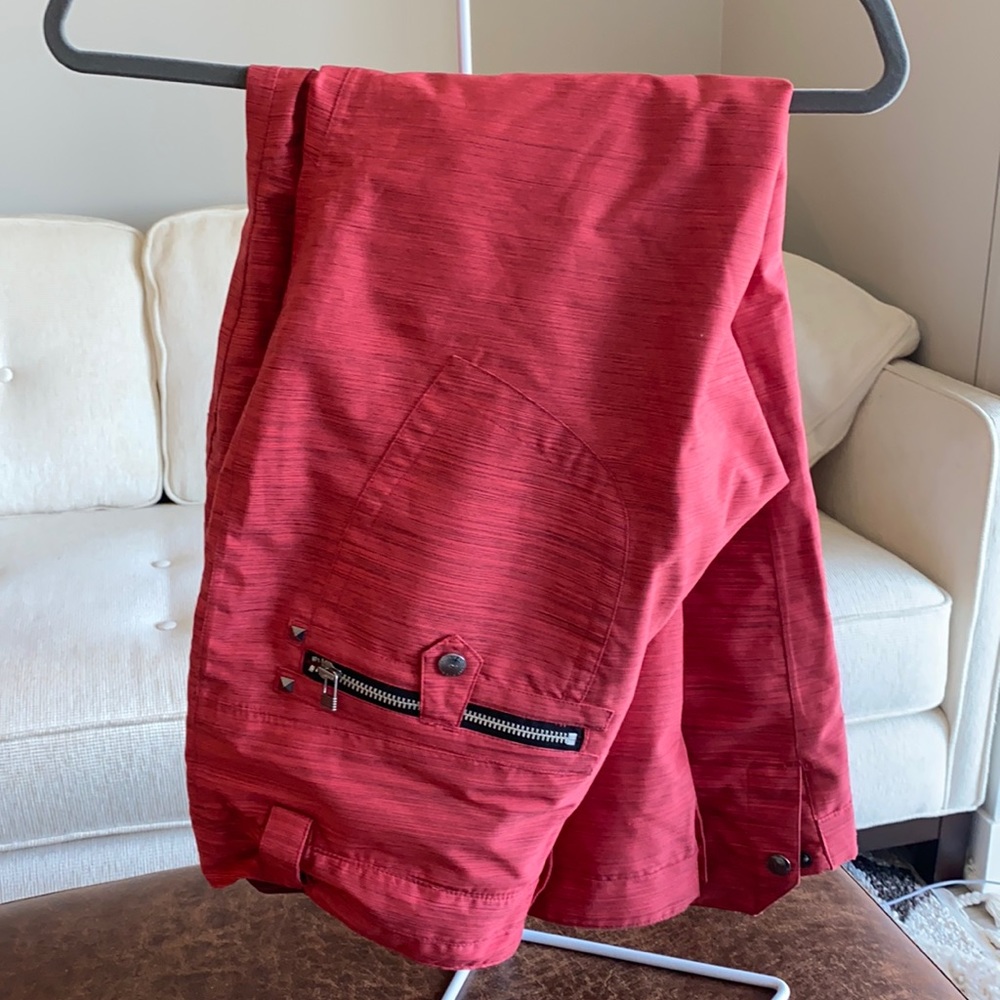 Pink, size large, Ride ski/snowboard pants.